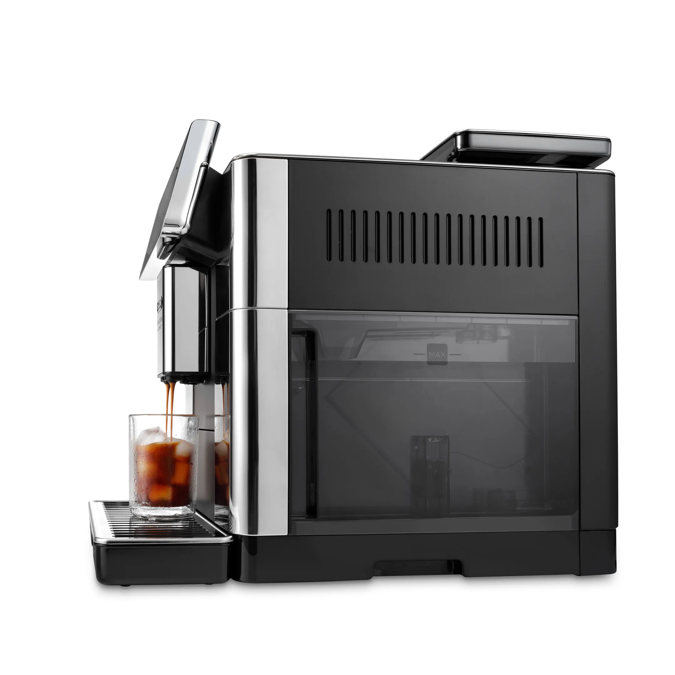 De'Longhi Volautomatische espressomachine PrimaDonna Aromatic + Cold Brew + Melkreservoir ECAM630.75.TSM