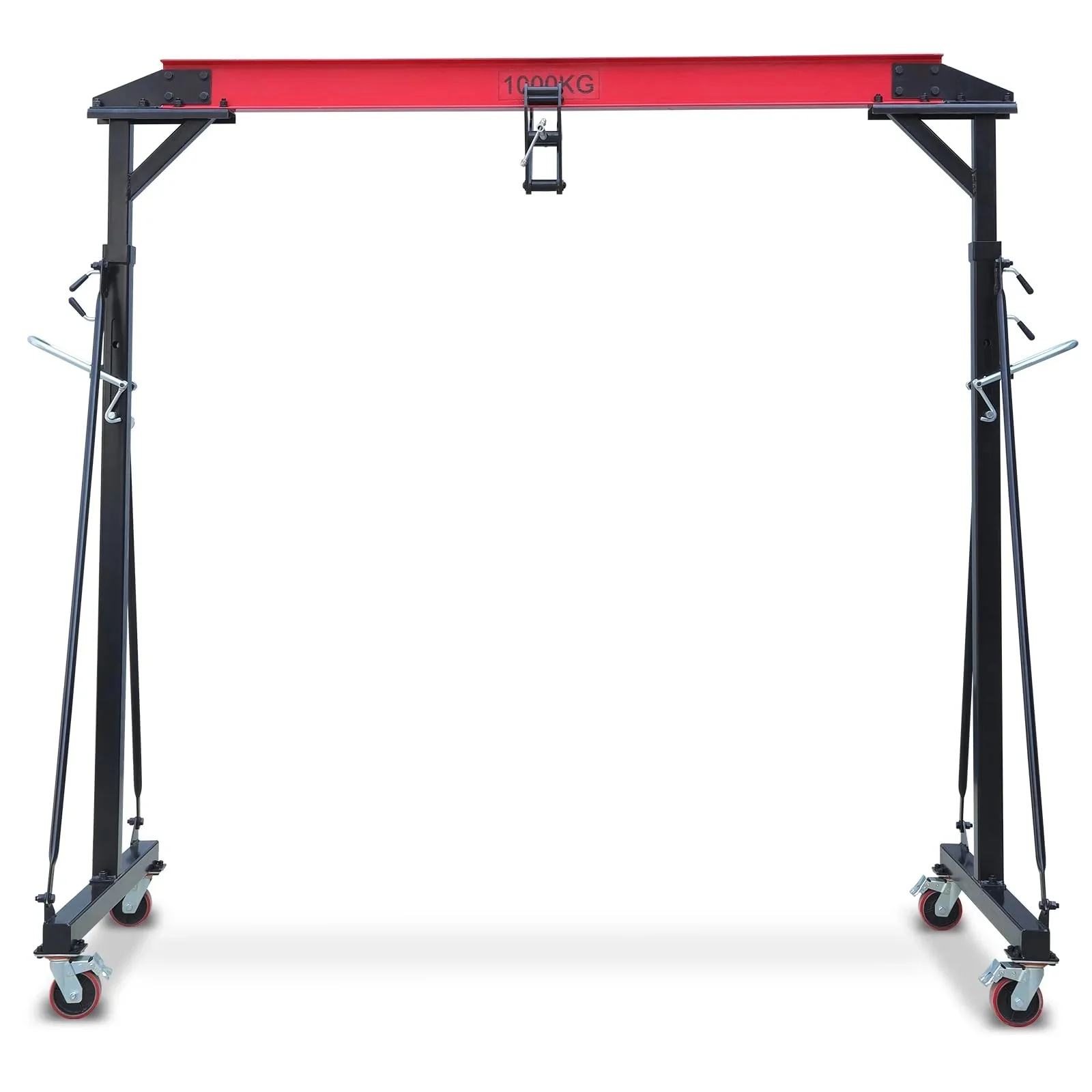 2025 1-ton gantry crane, adjustable, 2200 lbs lifting capacity, height adjustable 96.5