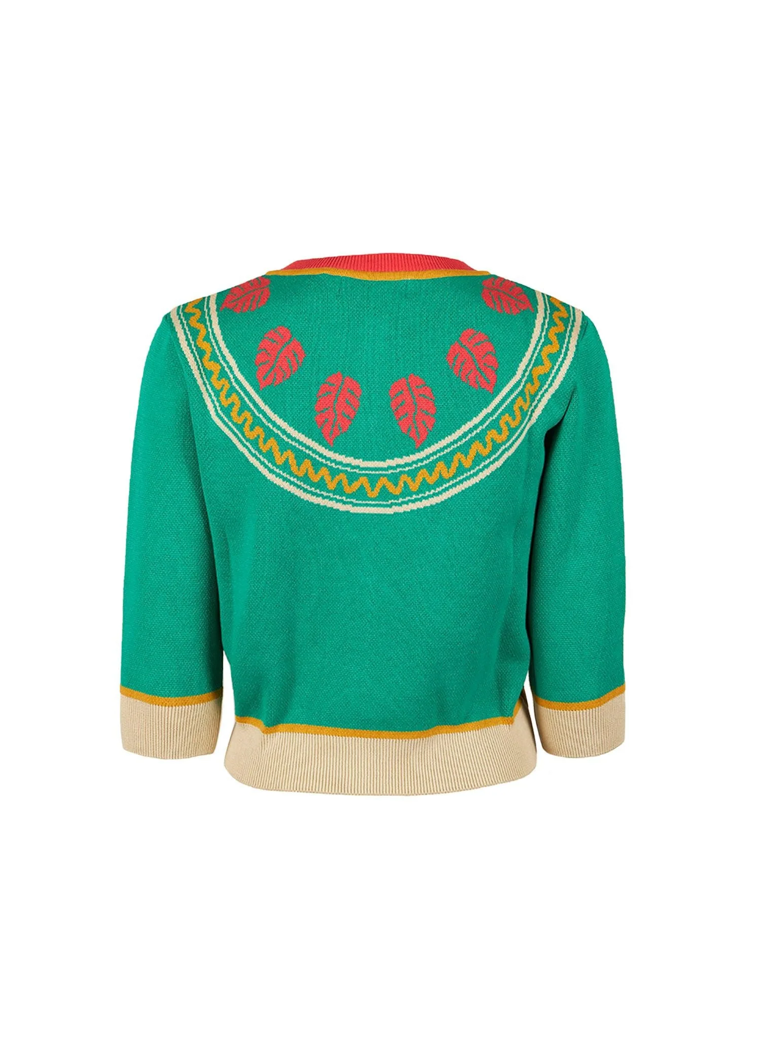 Vera Mexican Shawl Organic Jacquard Cardigan
