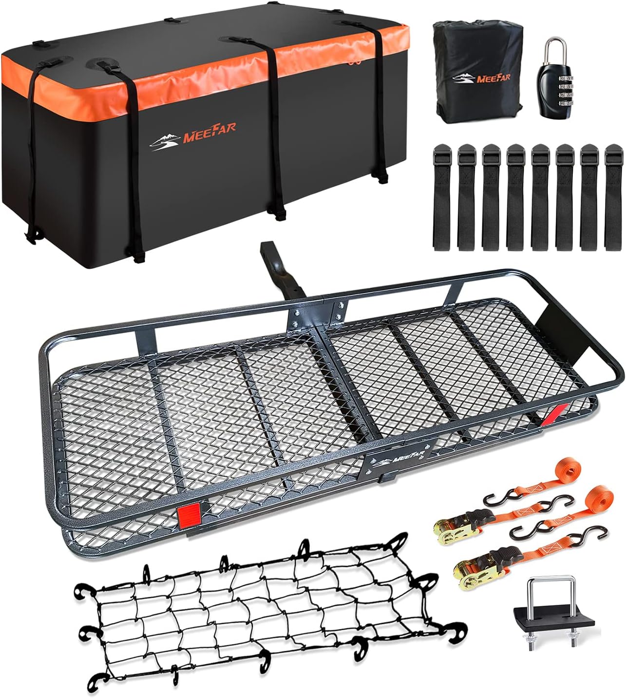 Roof Rack Universal Roof Basket 51" X 36" X 5" + Waterproof Bag