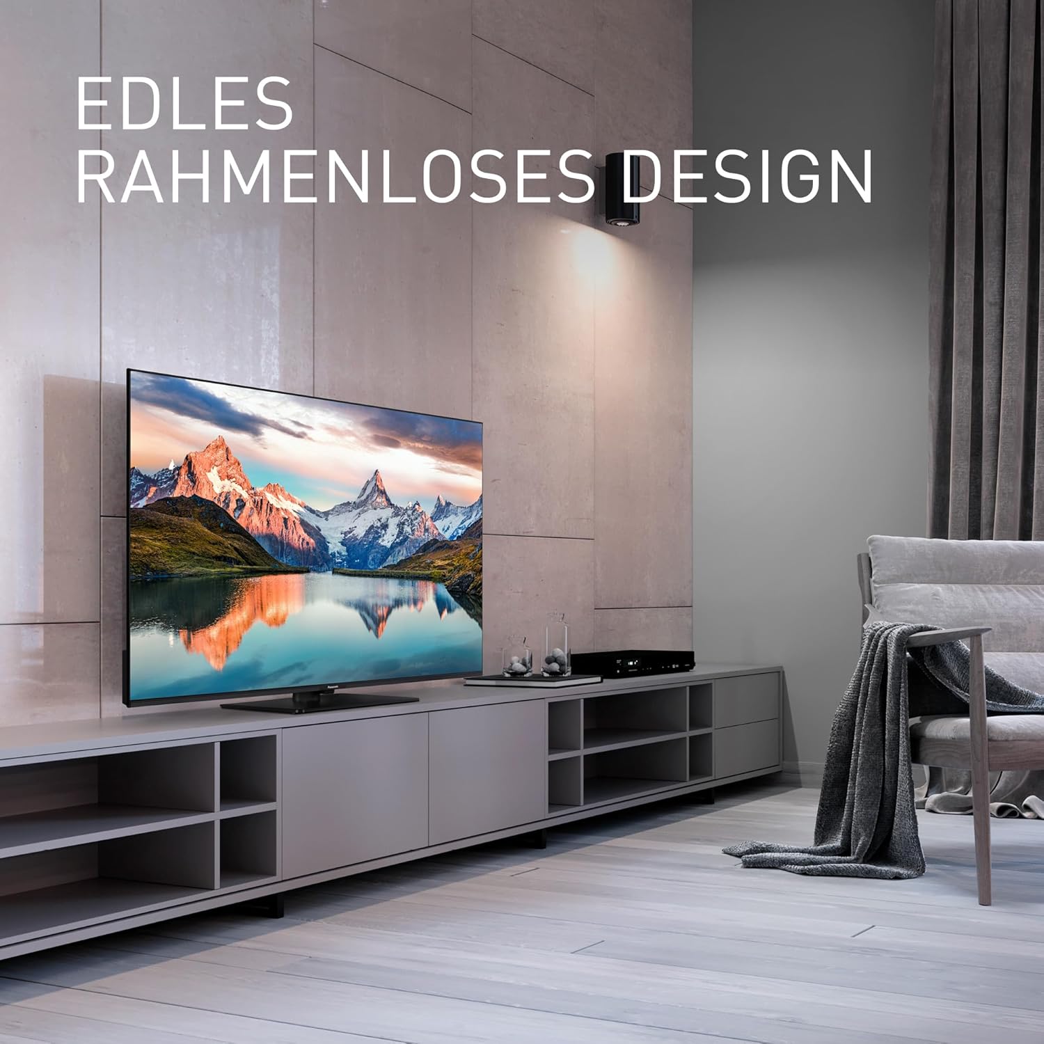 Panasonic TB-43W61AEZ, W61 Serie, 43 Zoll, 4K Ultra HD LED Smart TV, 2025, TiVo, Dolby Vision & Atmos, Game Mode Plus, Alexa & Google Sprachsteuerung, Schwarz