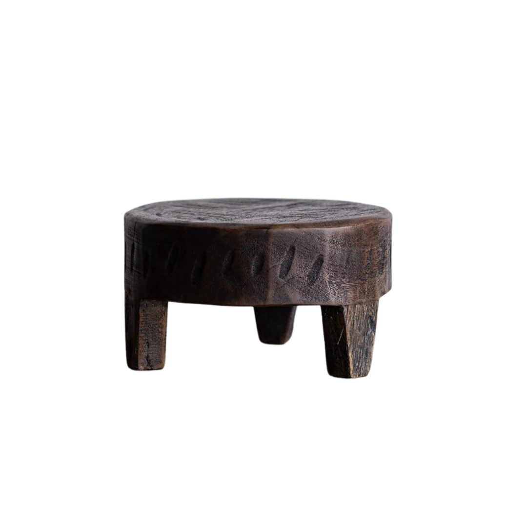 Vintage Inspired Wooden Pedestal Riser