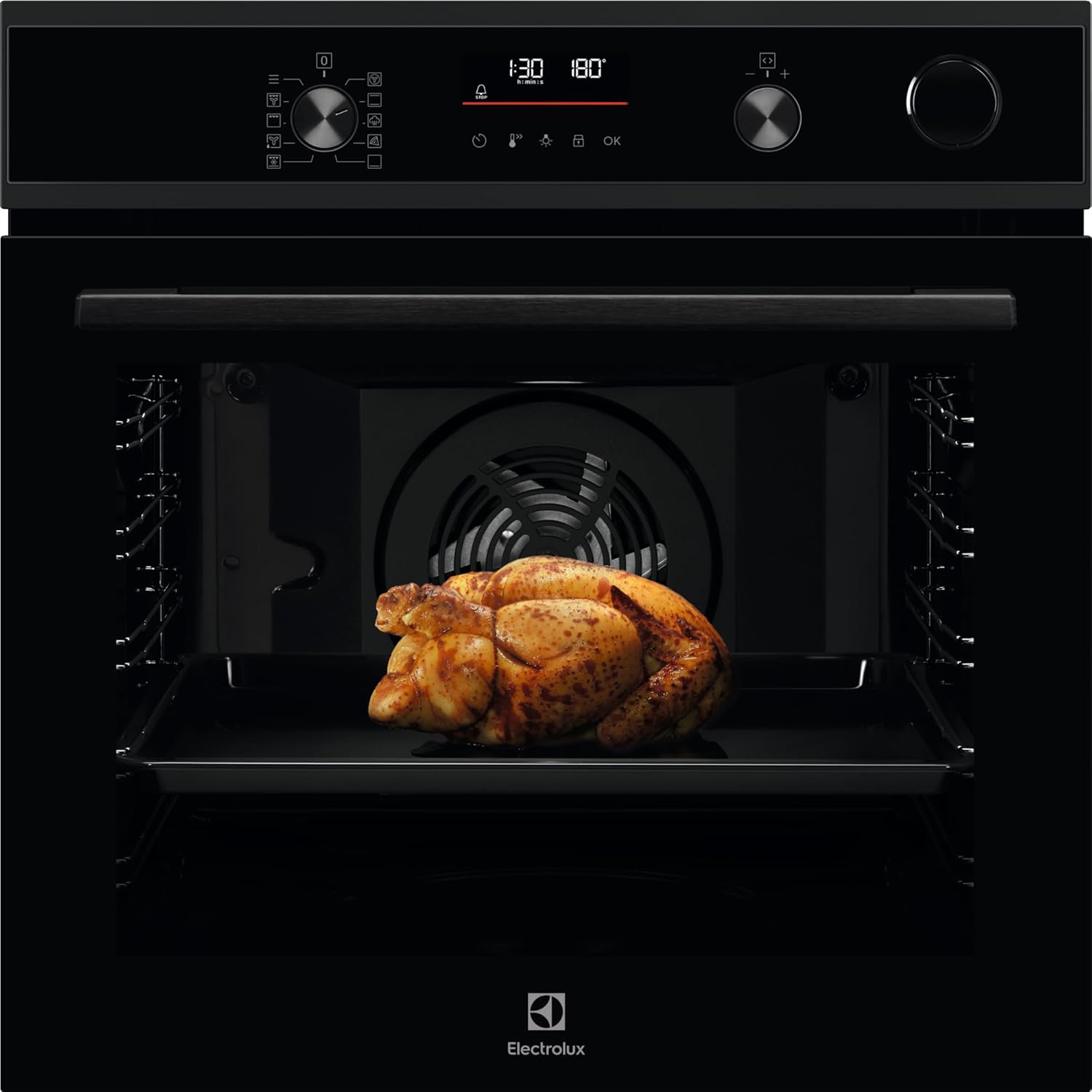 Electrolux Forno a vapore SenseCook con SteamCrisp Serie 600,EOC6P56H, forno da incasso, riscaldamento rapido, Cottura multilivello, Cottura a vapore 25%, pulizia pirolitica, DisplayLED pulsanti touch