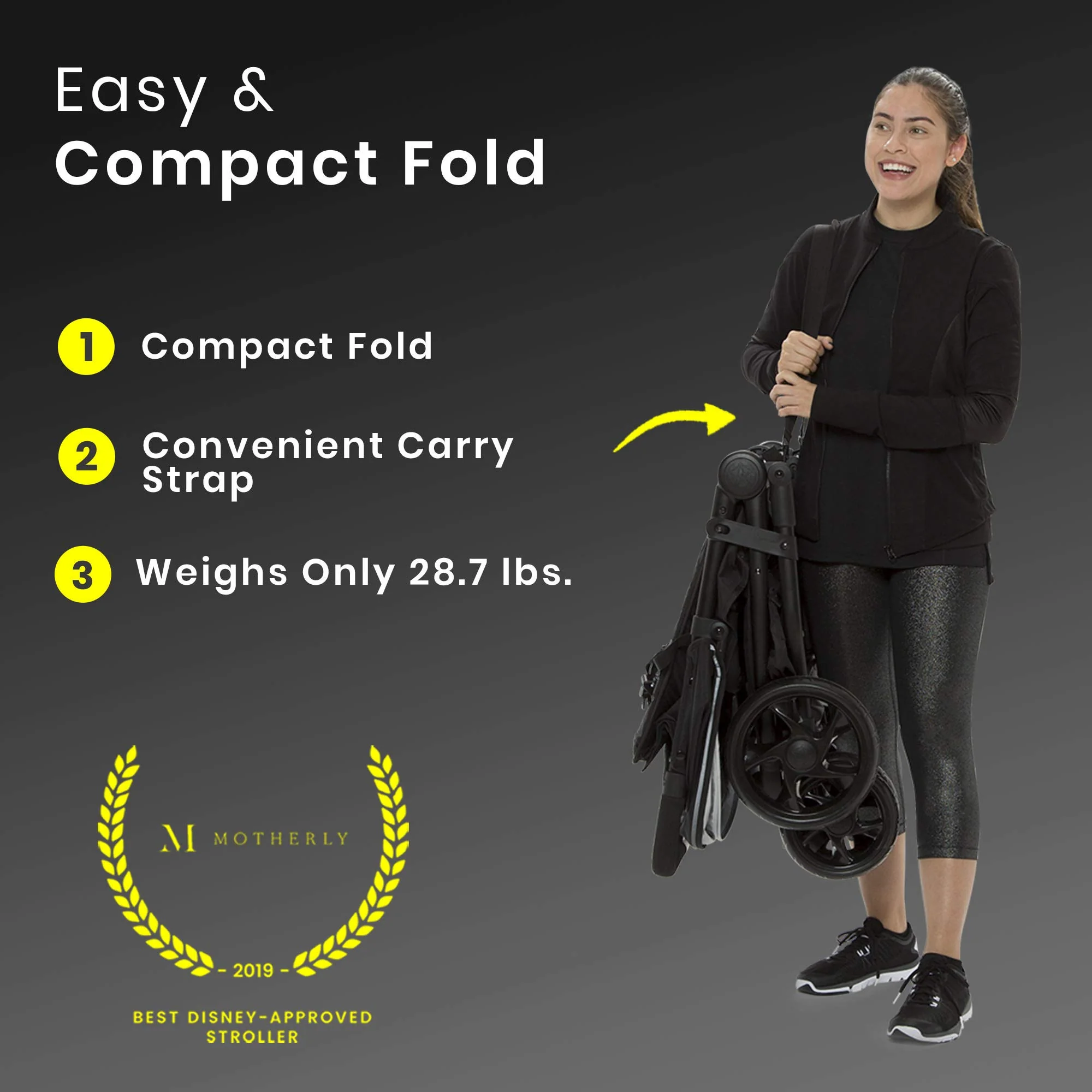 Jeep Destination Ultralight Side x Side Double Stroller