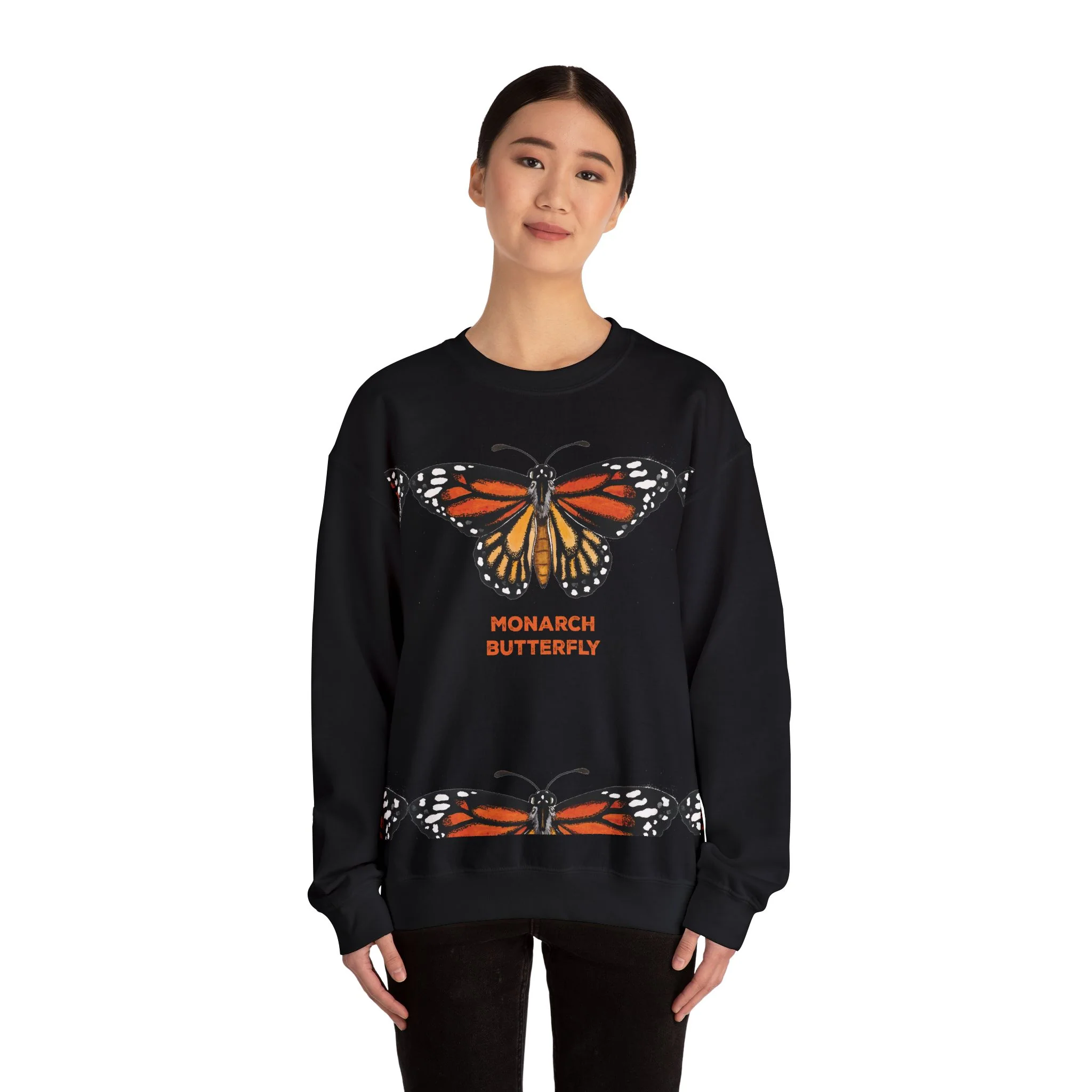 Monarch Butterfly Graphic Sweatshirt