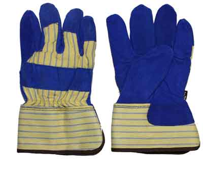 Tuff Grade TGG-511-L  ~  Split Leather Fitter's 40G Thinsulate Blue