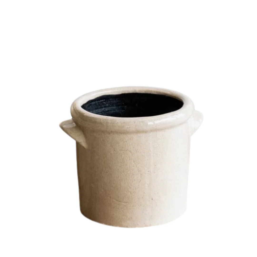 Ceramic Handle Crock