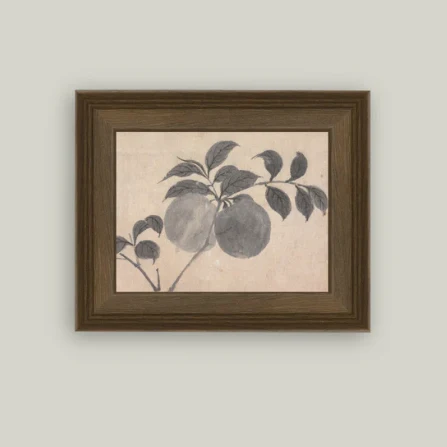 Fruit Bearing Tree Framed Antique Inspired Art