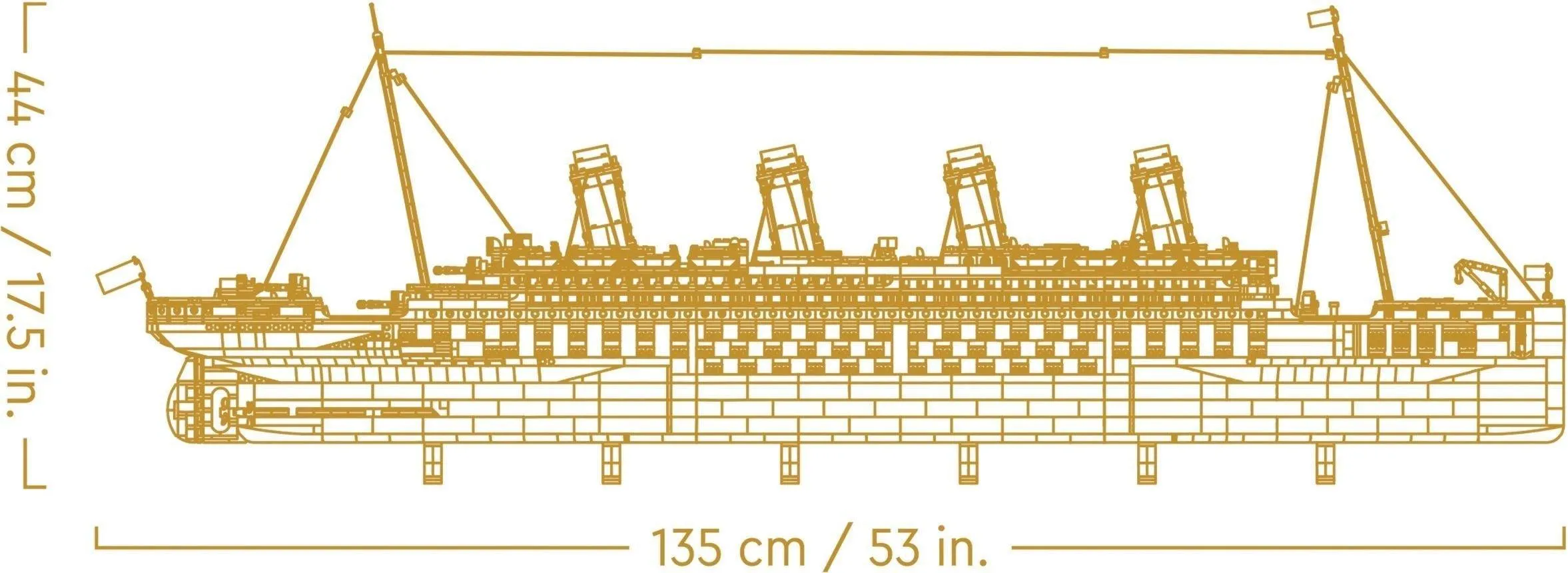LEGO Creator Expert Il Titanic 10294 - Modello da Collezione Dettagliato