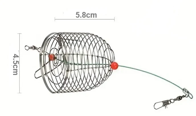 3 x Mini Rigged Berley cages Fishing Tackle