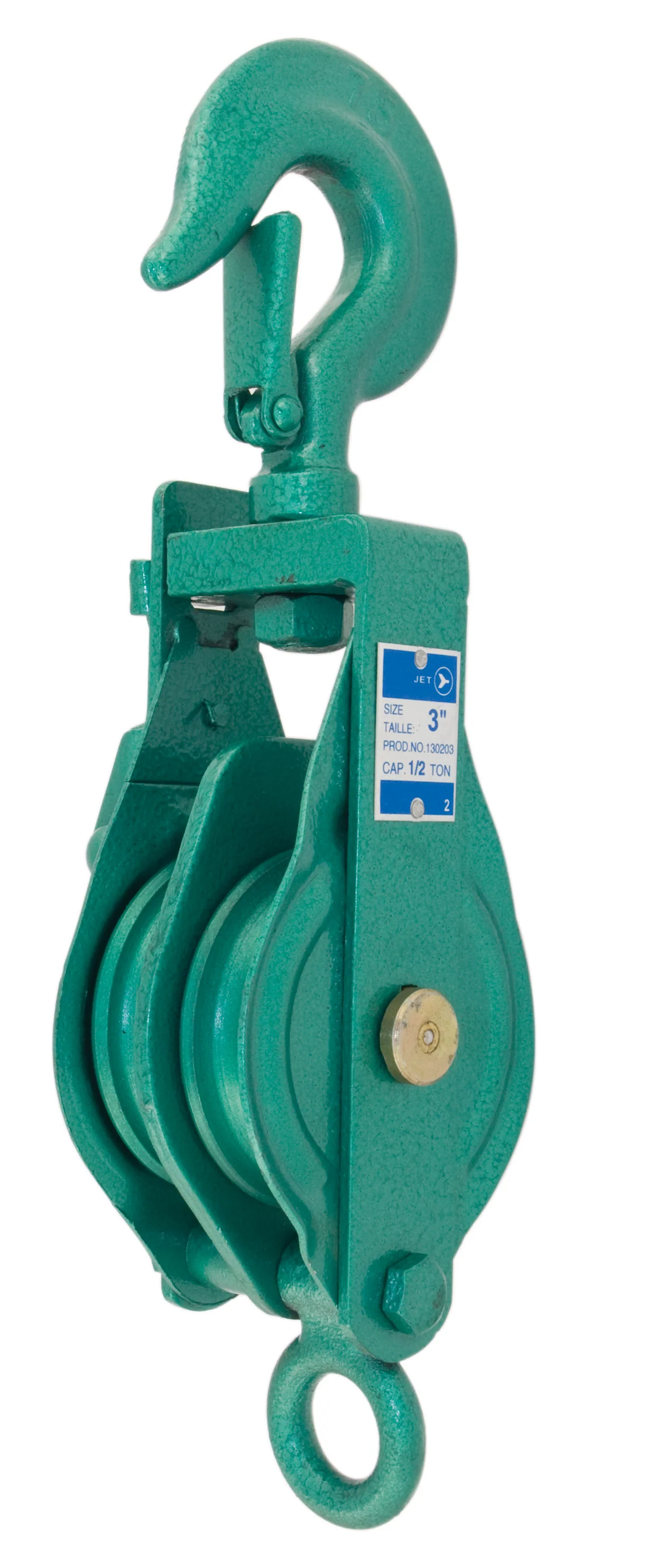 Jet 130203  ~  Double Sheave Painted Snatch Block (3 Inch)
