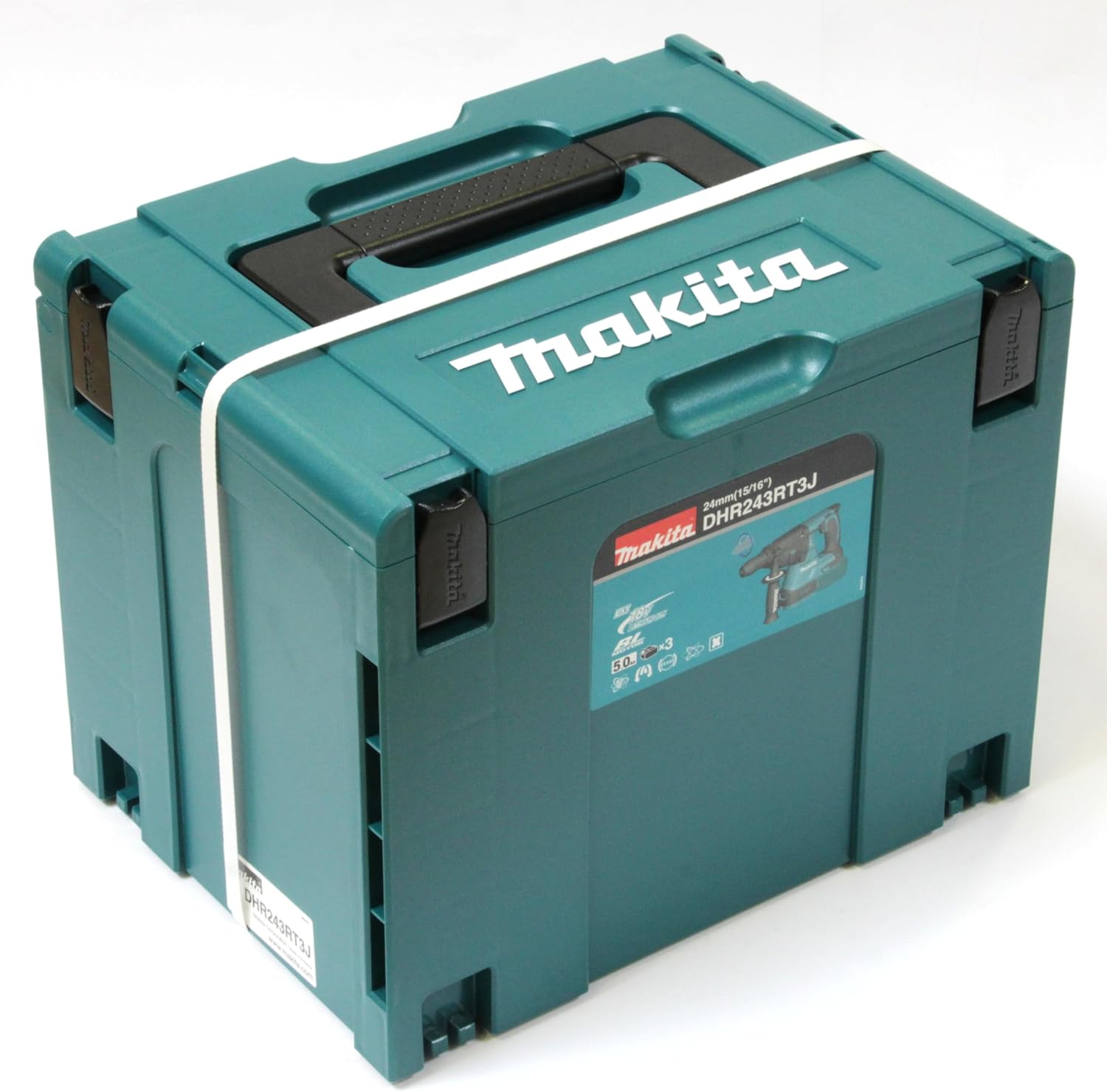 Makita DHR243RT3J Akku-Bohrhammer Set, 18V, 5.0Ah, mit 3 Akkus und Ladegerät im MAKPAC Transportkoffer