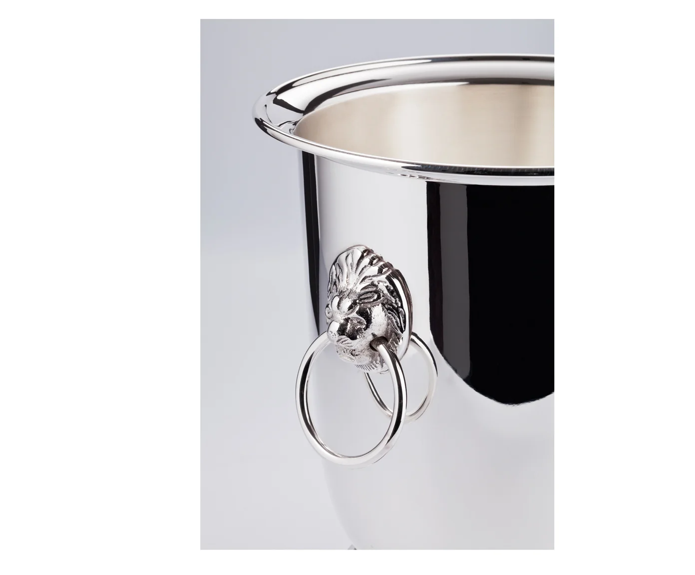 Ice Bucket with Lion Handles