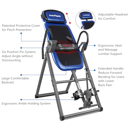 Innova Health and Fitness Itm4800 Tabella di inversione, Multiplo, Nero Blu e Grigio, 1 Confezione : Amazon.it: Sport e tempo libero