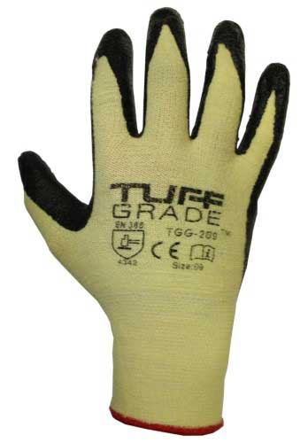 Tuff Grade TGG-209-08  ~  13 Gauge Kevlar Shell Black Nitrile Palm