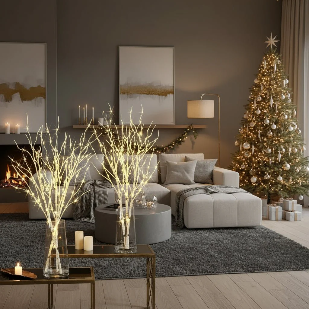 GLIMLIGHT – Warmwit, op batterijen werkende lichtsnoer voor thuis en tuin