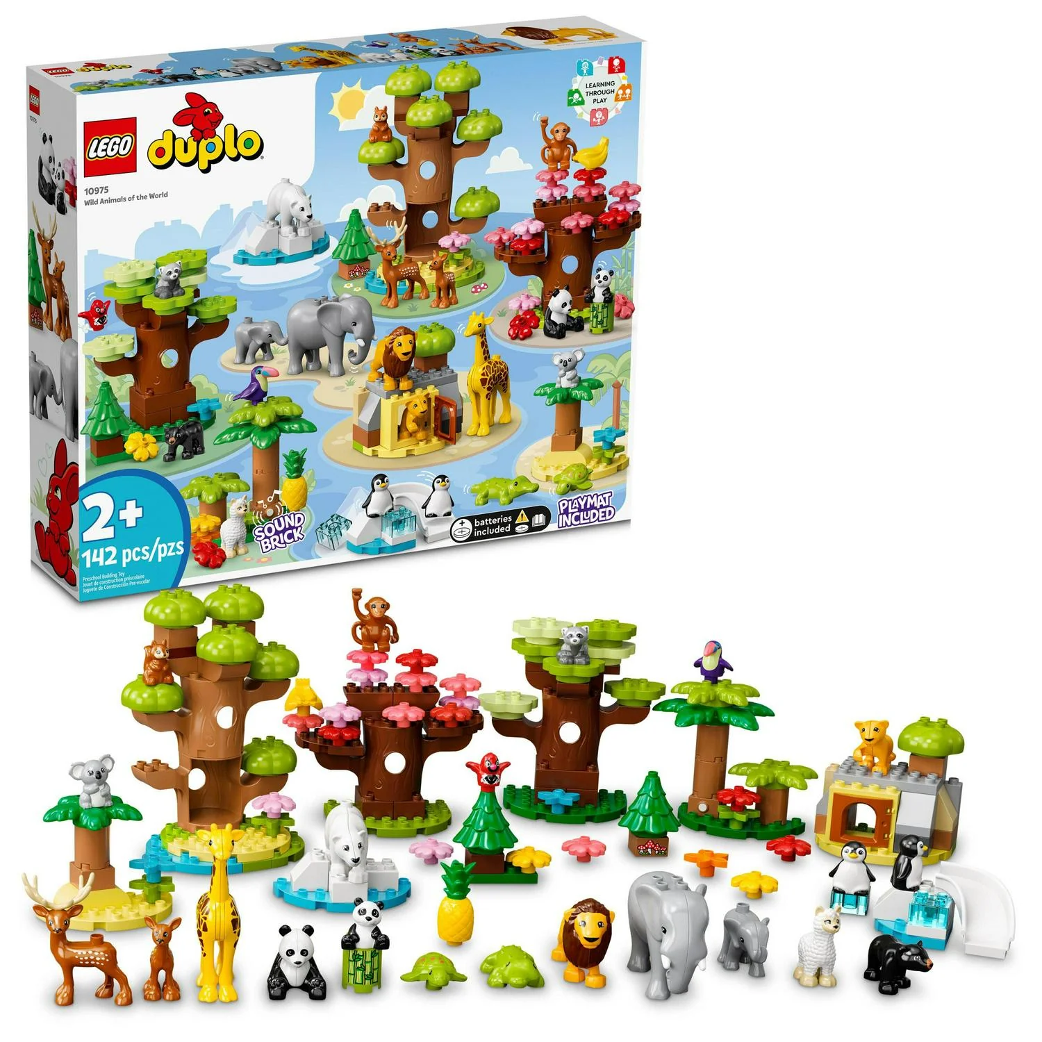 DUPLO Vadállatok a világ körül 10975 építőjáték-készlet (142 darab)
