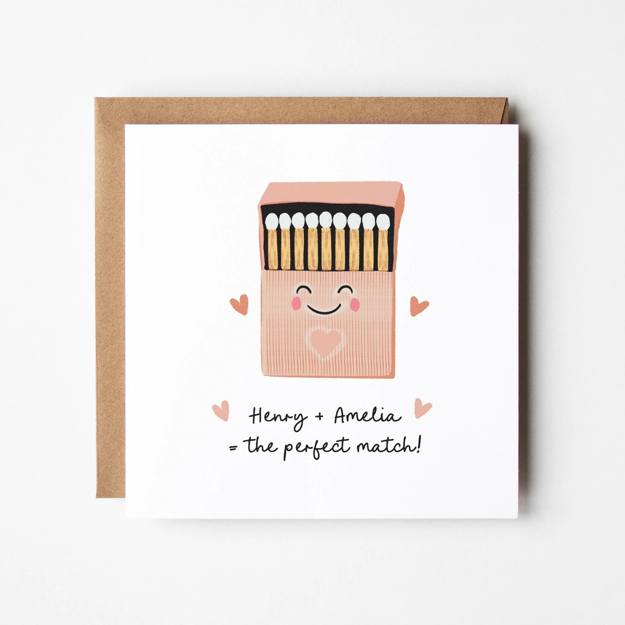 The Perfect Match Card ? Anniversary Card ? Wedding Card ? Gift for Her Card ? Gift For Him Card ?