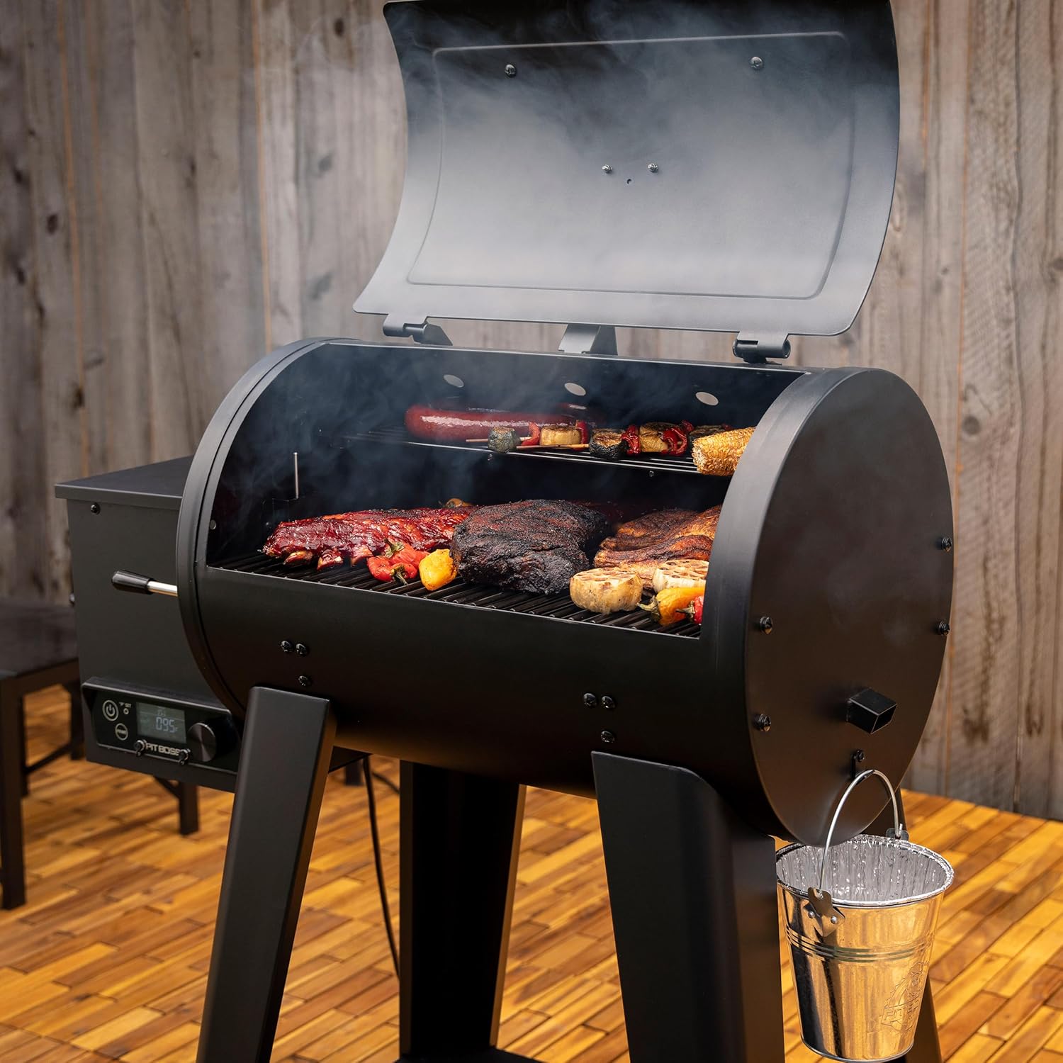 Pit Boss 500FB2 Pellet Grill  Matte Black - 11086