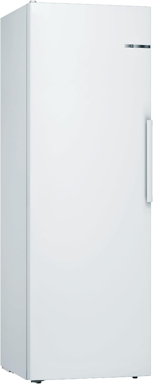 Bosch KSV33VWEP Series 4 Freestanding Single Door Refrigerator, Removable Shelf for Food Stored at the bottom, LED Light, Intensive Cooling Function, White, 176 x 60 cm
