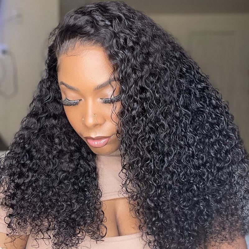 Jerry Curly 13x6 Full HD Lace Frontal Wig Human Hair Curly Wigs For Women