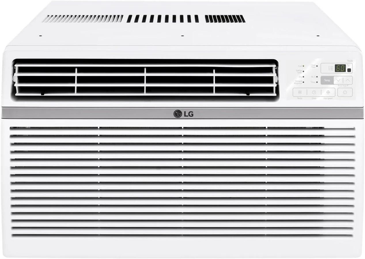 LG 6,000 BTU Window Air Conditioner, 115V, Cools 250 Sq.Ft. for Bedroom, Den