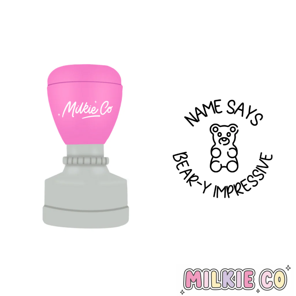 'Bear-y impressive!' Stamp