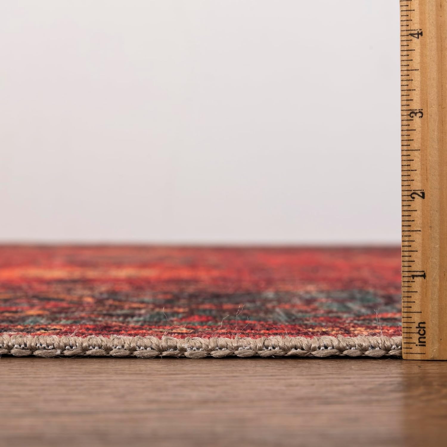 Keen Home Design 9x12 Rug - Machine Washable Area Rug with Non-Slip Backing, Ideal for Living Room, Dining Room, Bedroom - Vintage, Easy Clean, Durable, Low Pile Rug - (9' x 12')