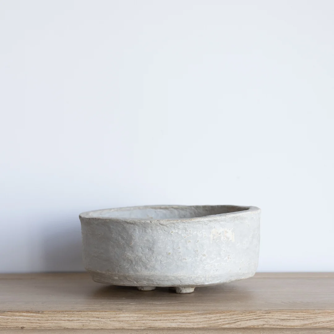 Vintage Paper Mache Bowl