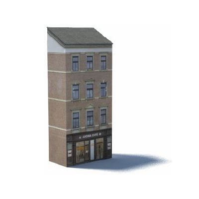 Background Terrace Shop (light brown, 9 windows, 4 levels)
