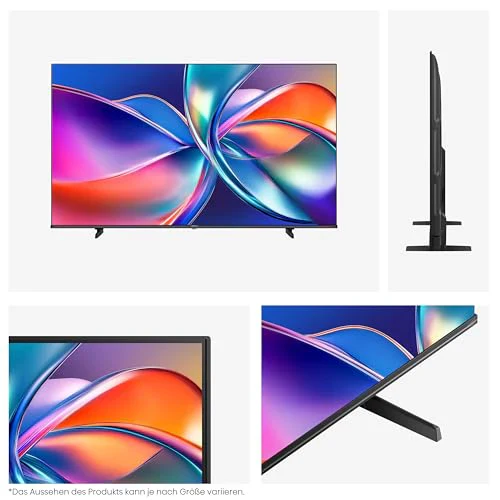 Hisense 43E7Q Televisore, 43 pollici, 4K UHD QLED, Smart TV, Game Mode Plus, Filmmaker Mode, Dolby Vision Atmos, HDR10, HLG, HDR Immersive, AI 4K Upscaler, Dolby MS12, DTS X, Controllo vocale [2025]
