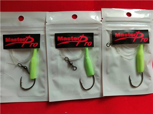 3 X Masterpro Reef & Snapper Running Fishing Rigs With Single Octopus 6/0 Hook