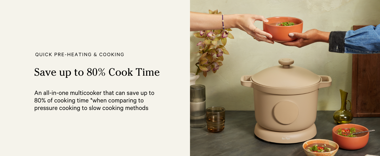 Pressure cooker slow cook lid touch presets electric rice steamer sauce warm cookware meats poultry