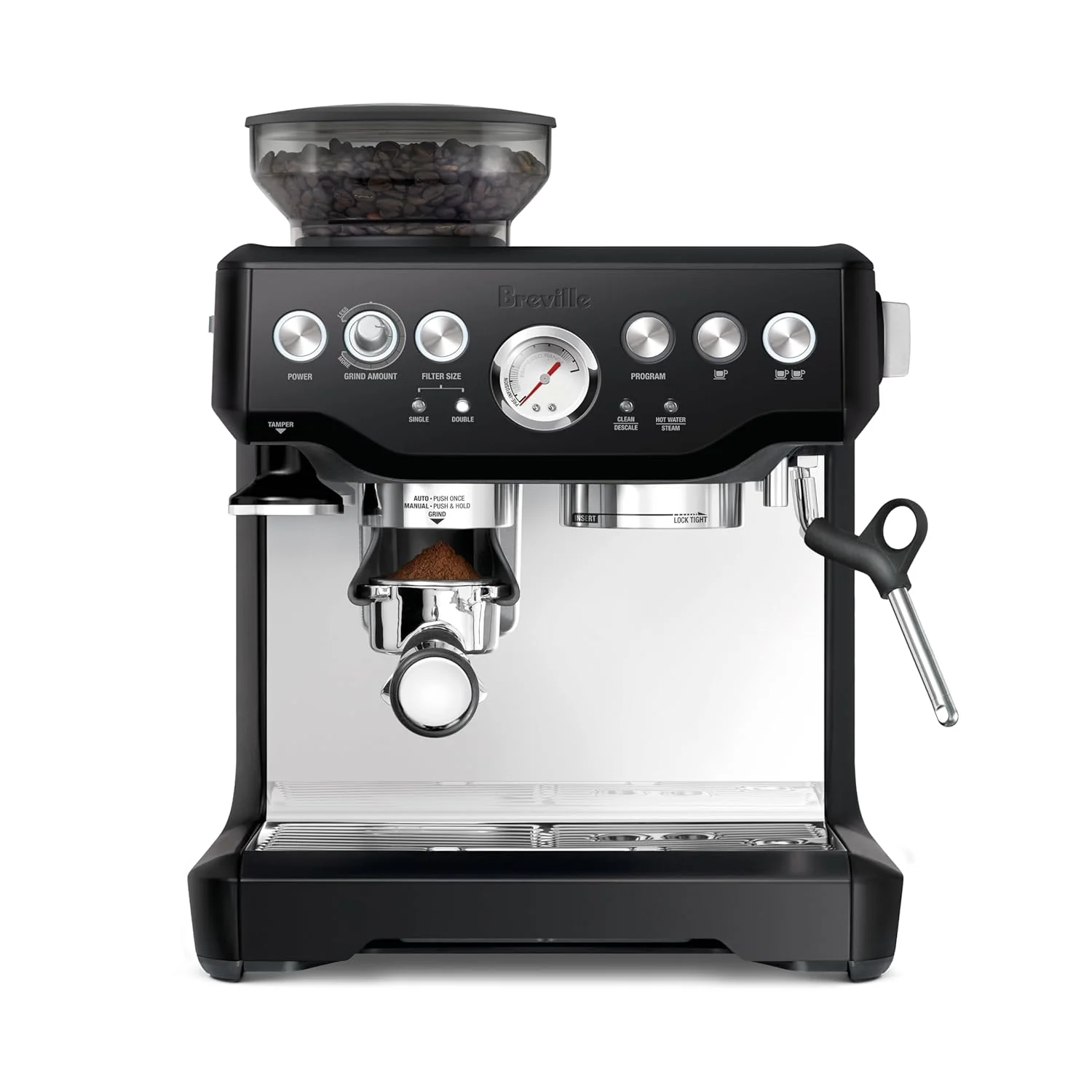Breville Barista Express Espresso Machine BES870BSXL, Black Sesame