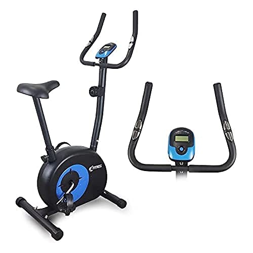Cyclette Magnetica, Display LCD per Allenamento Cyclette da Camera con Cardiofrequenzimetro, 8 Livelli di Resistenza Regolabili FLT401FF : Sport e tempo libero