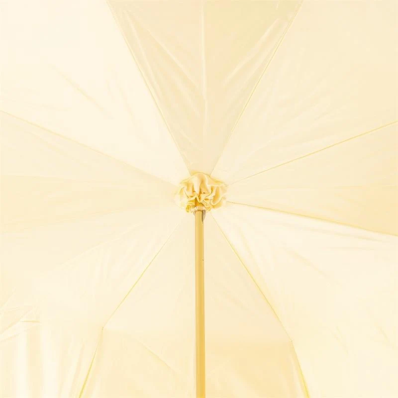 Ivory Woman's Decorated Umbrella Double Cloth