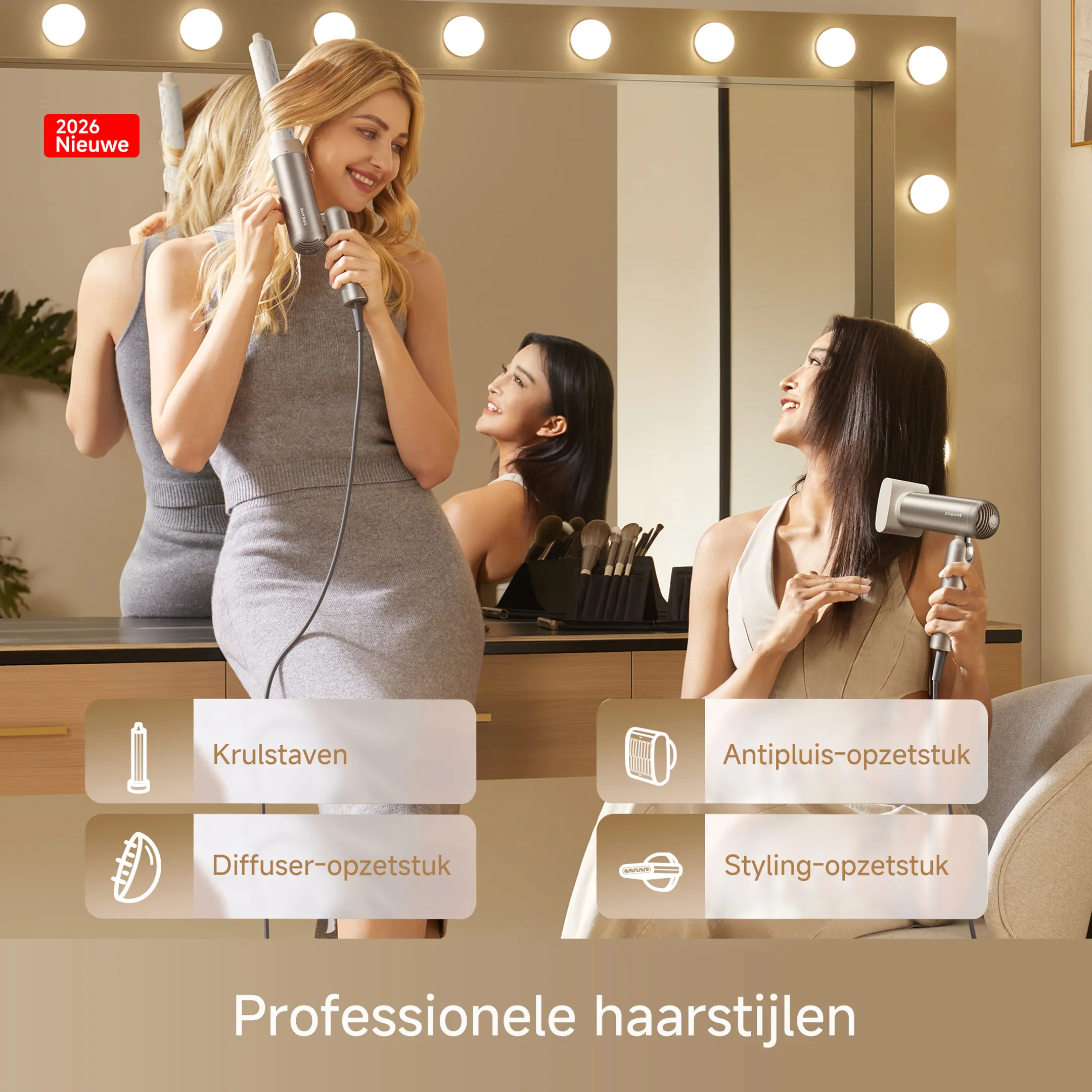 Dreame Haardroger Pocket Pro Gold