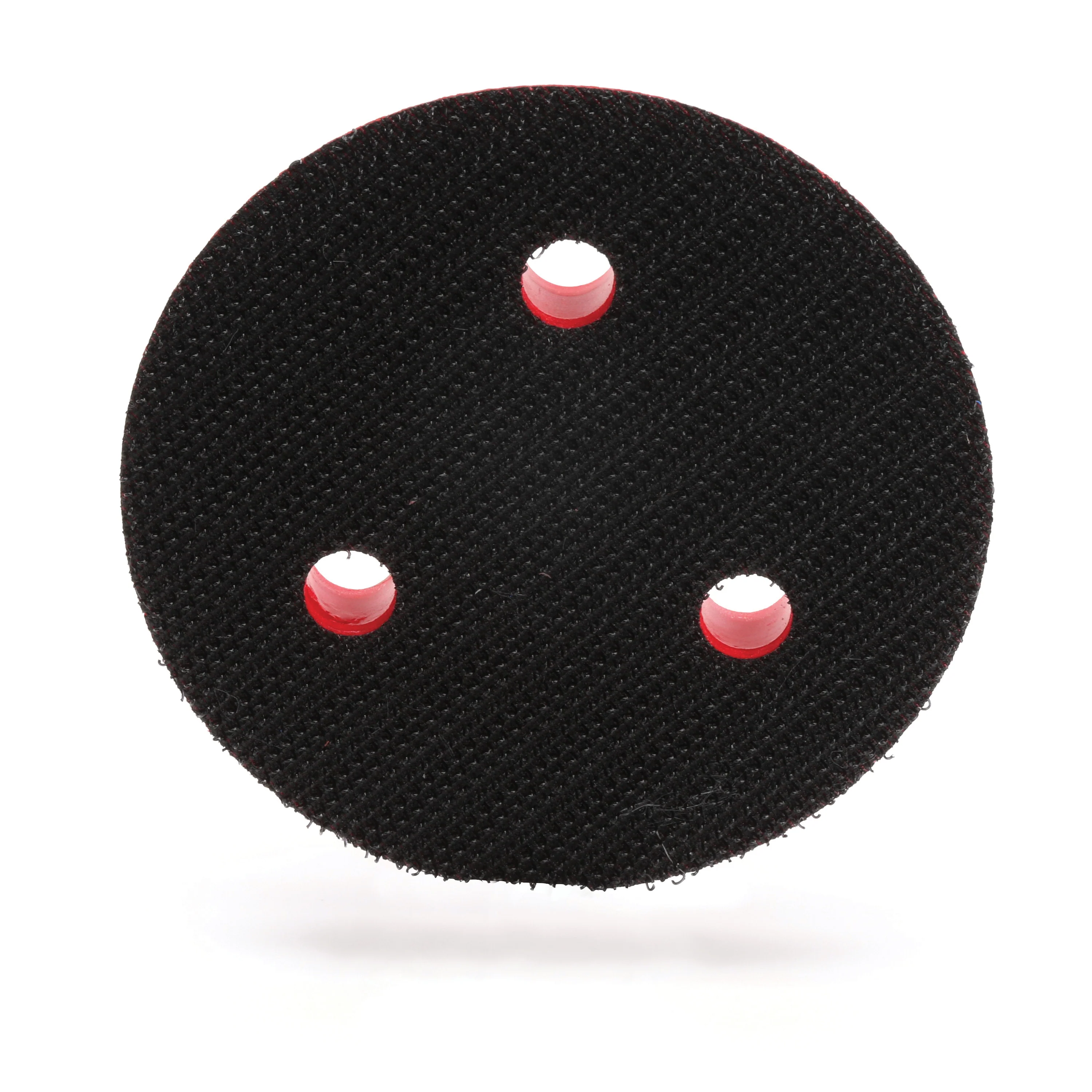 3M AB20350  ~  Hookit Clean Sanding Low Profile Disc Pad 20350 3 in x 1/2 in x 1/4-20 External 3 Holes Red Foam