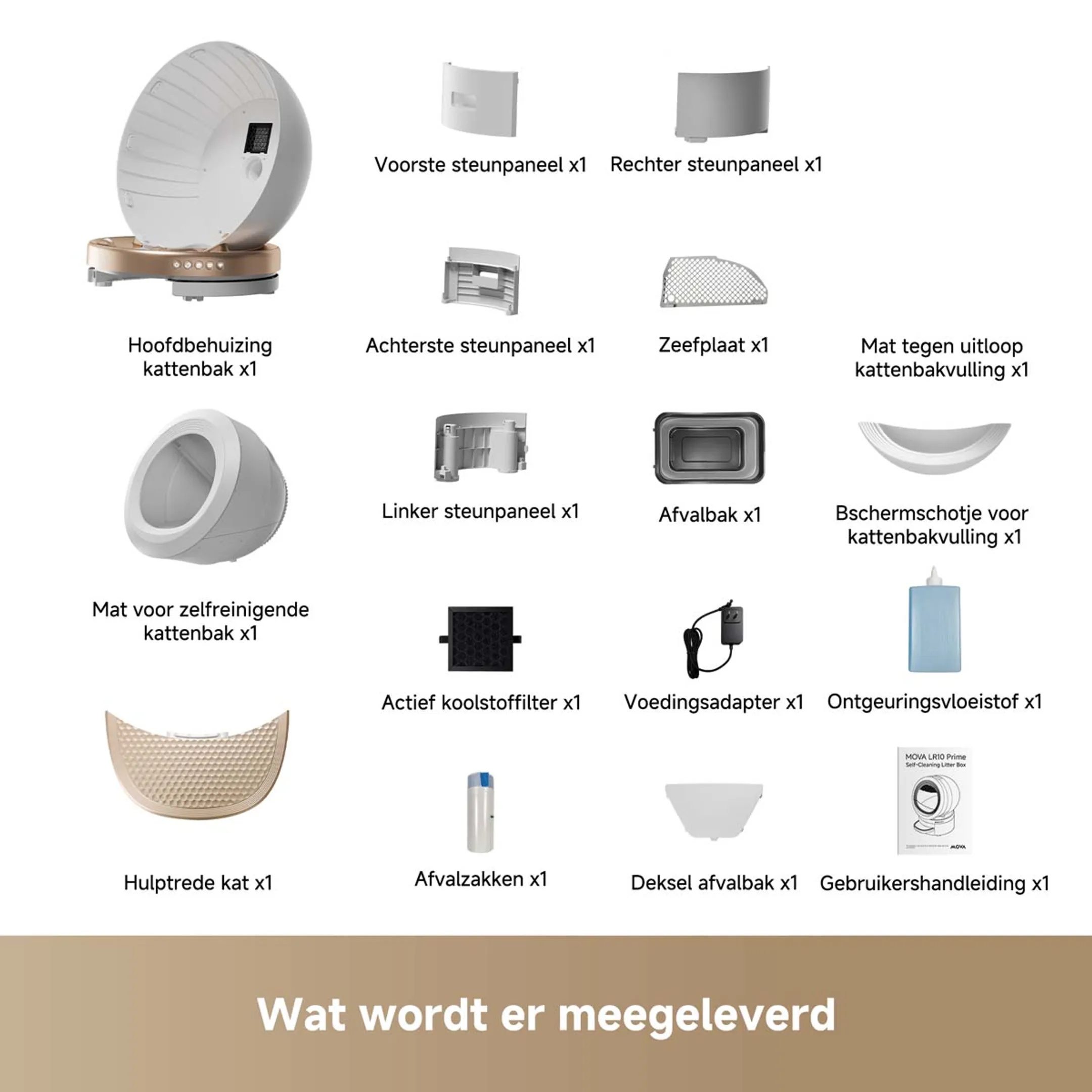 MOVA Automatische kattenbak LR10 Prime