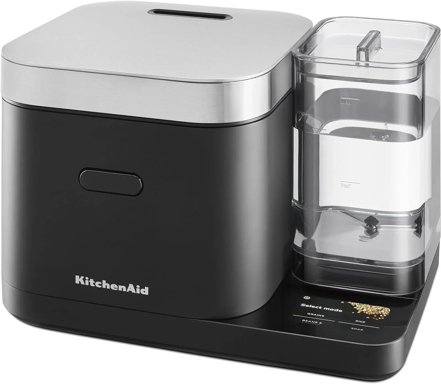 KitchenAid gabona- és rizsfőző, 8 csészés, beépített mérleggel és késleltetett indítással, KGC3155BM