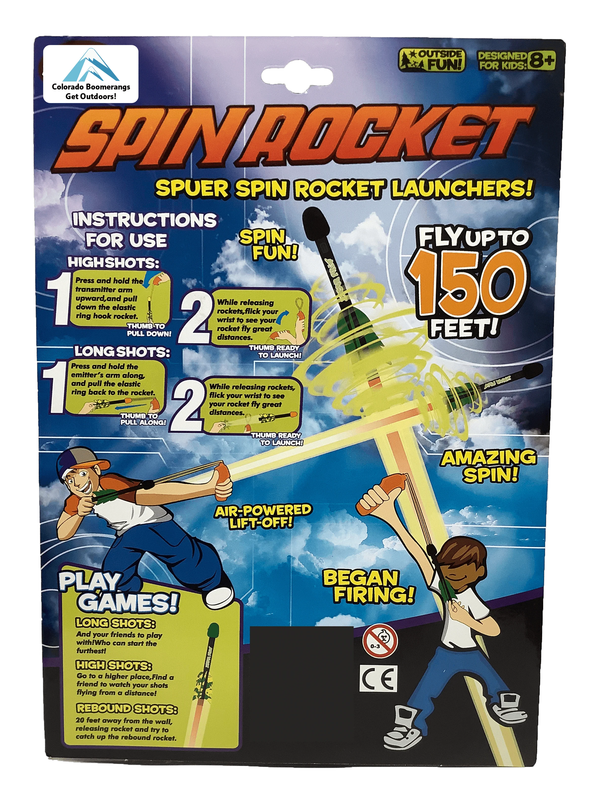 Spin Rockets - amazing spin as they climb in the air!