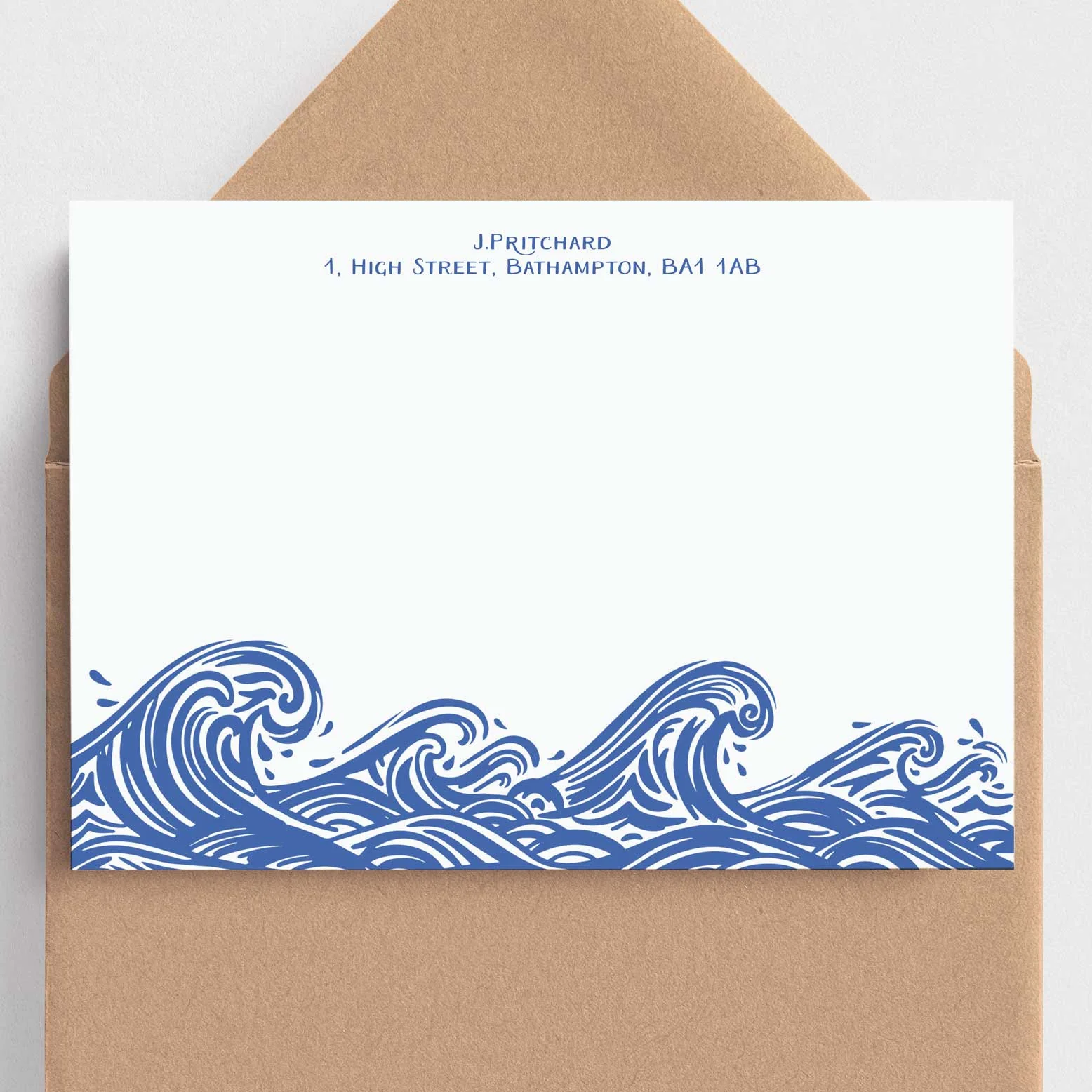 Ocean Waves Note Cards