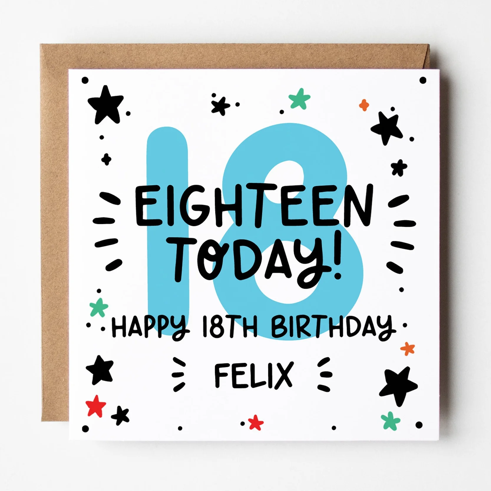 18 Today Birthday Card a?�� Personalised 18th Birthday Card For Boys a?�� Boys 18th Birthday Card a?��
