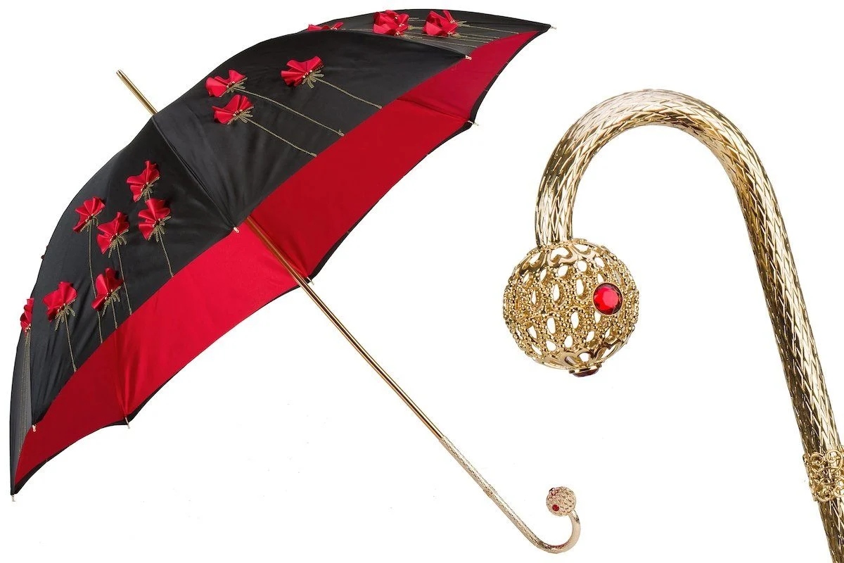 Poppies Umbrella, Double Cloth