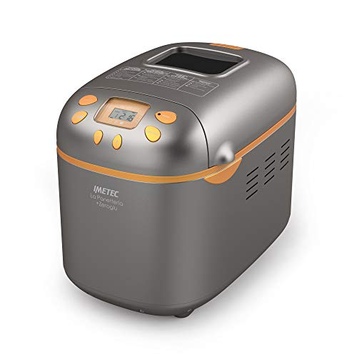 Imetec La Panetteria  zeroglu, Macchina per pane, Ciabatte, Panini, Dolci con farine naturali e senza glutine, 20 programmi, 2 pale impastatrici, Temperatura di lievitazione controllata : Amazon.it: Casa e cucina