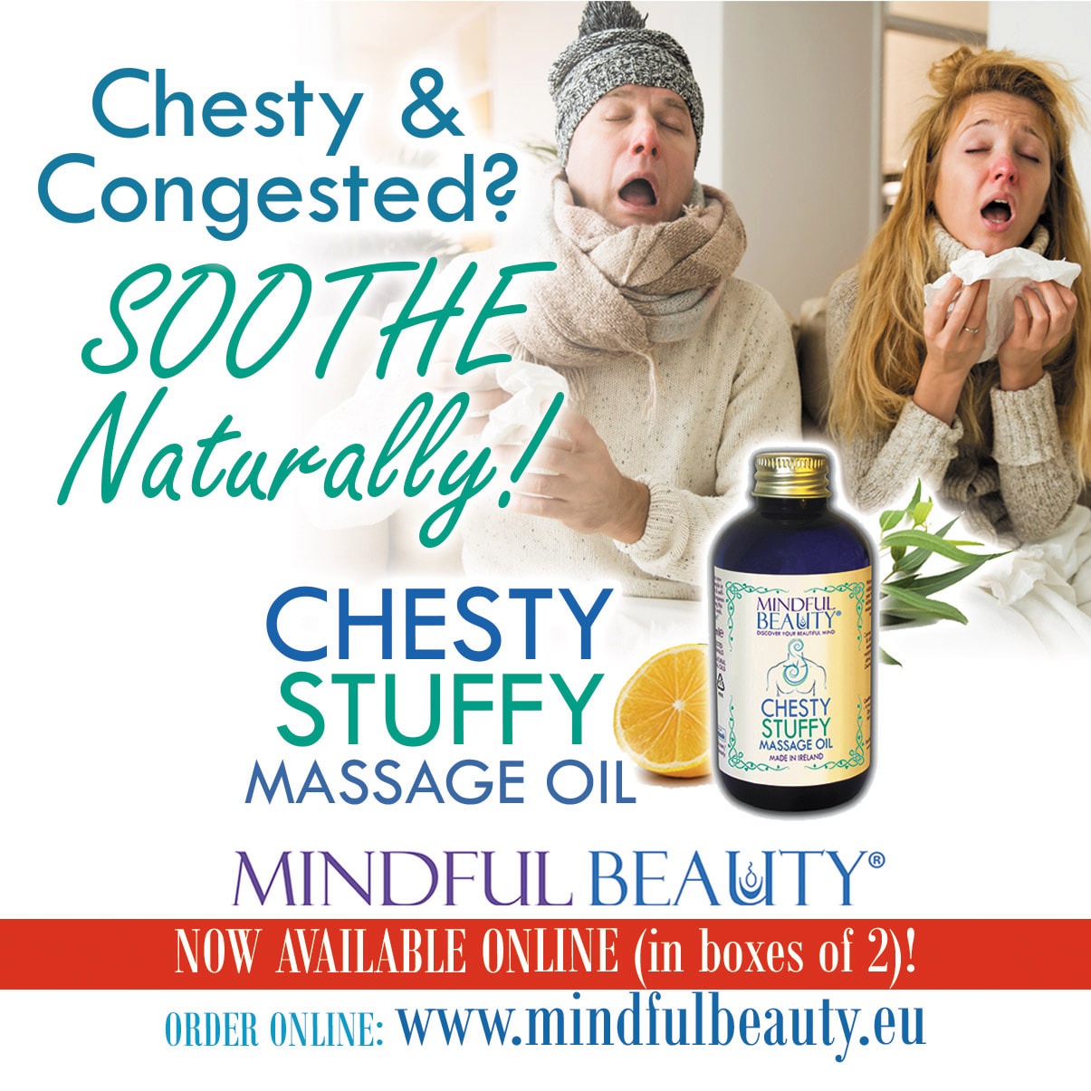 Chesty Stuffy Massage Oil 100ml (Box of 2)
