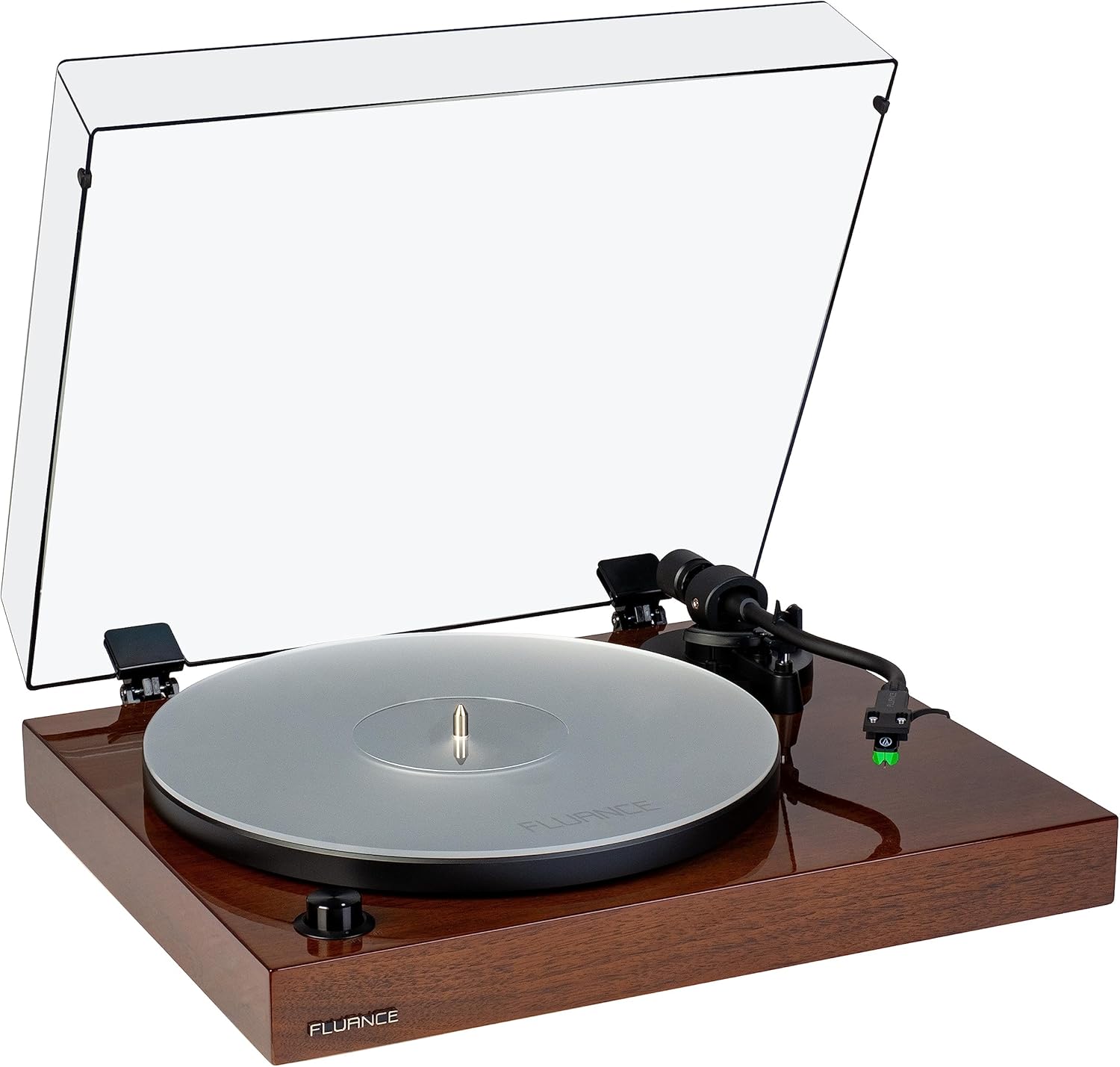 Fluance RT81+ Vinyl Turntable, VM95E Cartridge, Walnut