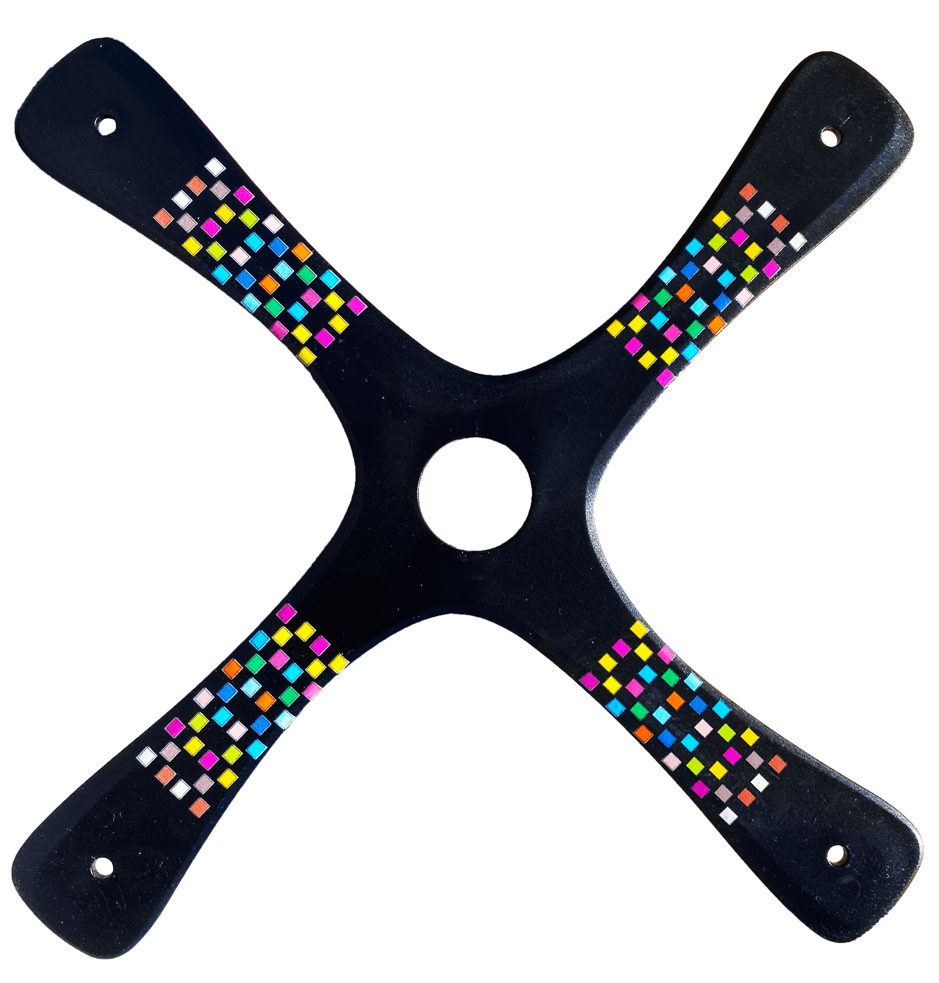 Competition Boomerang - Black Barcelona Boomerangs - Carbon infused