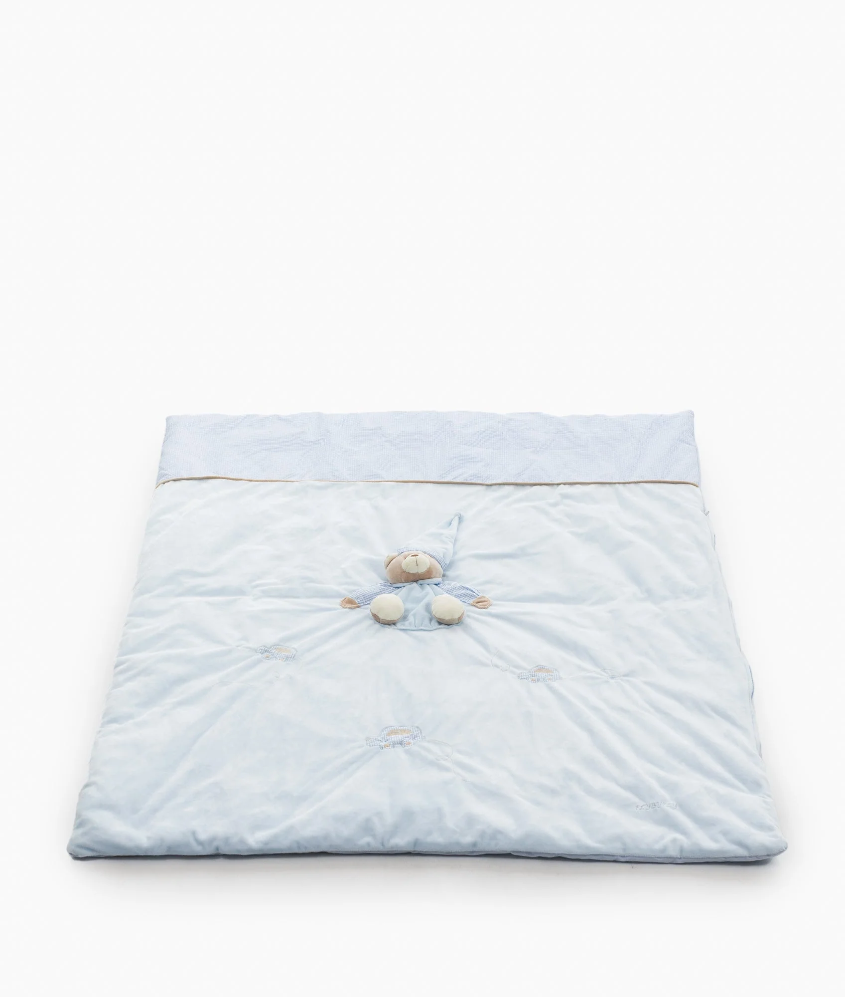 3D Toddler Quilt & Cover | Blue