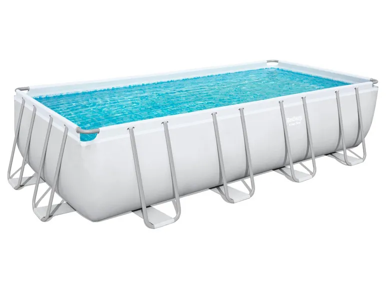 Power Steel™ Frame Pool Komplett-Set, eckig